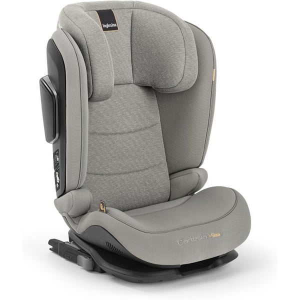 Inglesina Cartesio i-Size Isofix -turvaistuin 3-12-vuotiaille lapsille, Kuu Harmaa