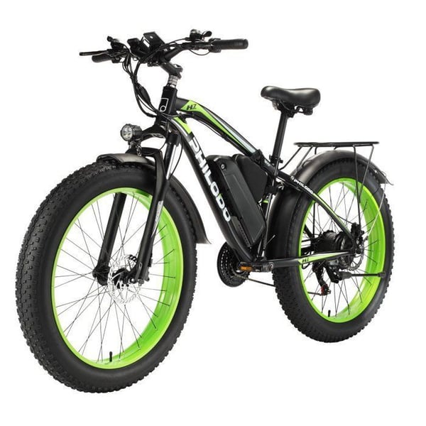 Elcykel PHILODO H7 PRO För Vuxna, Motor 1000 W, Batteri 48 V 17,5 Ah, Breda Terrängdäck 26 Tum.
