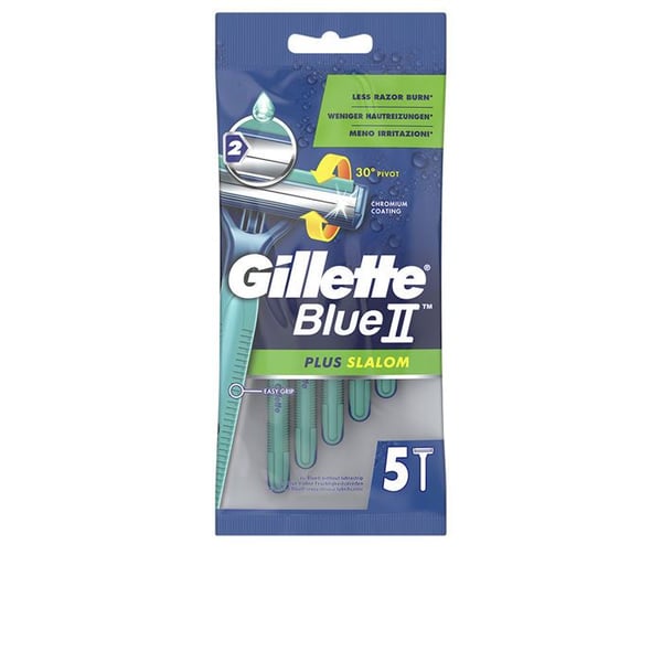 Rakhyvlar Engångsrakhyvlar GILLETTE BLUE II PLUS SLALOM 5 enheter