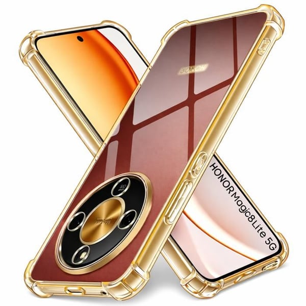 Skyddsfodral för Honor Magic 8 Lite 5G - Stötsäker Transparent TPU Skydd Phonillico®