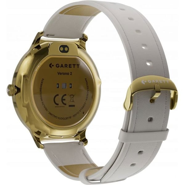Bluetooth-klocka - smart klocka - Garett Verona 2 Gold Mesh