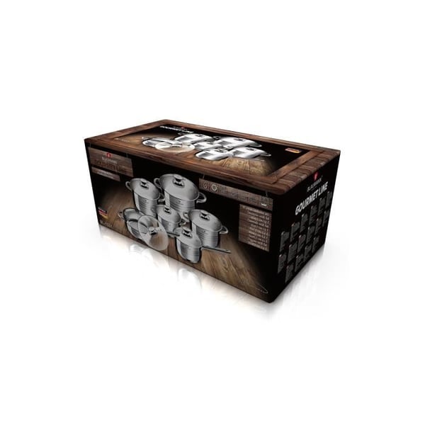 Kökstillbehör - Gourmet Line 4 - 12 bitar - Rostfritt stål - Induktionskompatibel