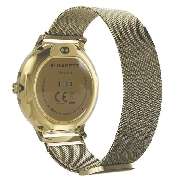 Bluetooth ur - smartur - intelligent ur Garett Verona 2 Gold Mesh