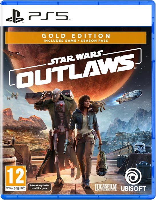 Videospel - Star Wars - Outlaws Gold Edition - Import - Spelbart på Franska - PS5