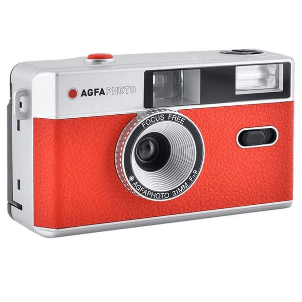 AGFAPHOTO Analogkamera 35mm - Återanvändbar - Korall