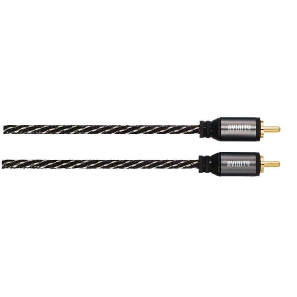 RCA-anslutningskabel, 2 st RCA-hankontakter - 2 st RCA-hankontakter, 1,5 m