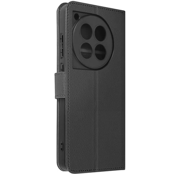 Fodral för OnePlus 12 och OnePlus 12R - AVIZAR - Flip Wallet Video Support - Svart