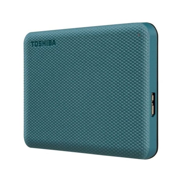 Toshiba Dynabook Canvio Advance 2.5 1 TB Grön extern hårddisk - 1000 GB kapacitet - USB 3.2 Gen 1-gränssnitt