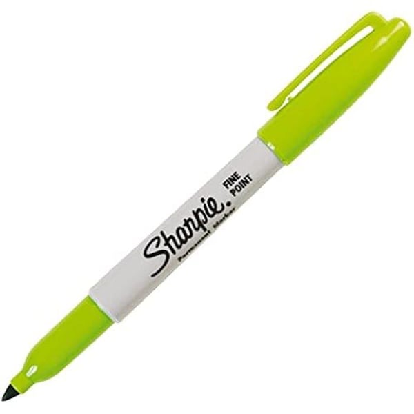 Markörer - SHARPIE - 94328 - 12 stycken - Fin spets 1,0 mm - Oföränderlig - Flerfärgad