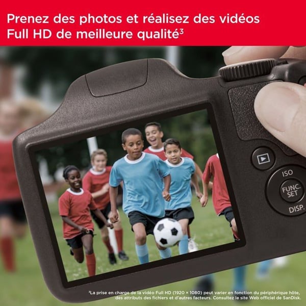 SDXC-minneskort - SanDisk - Ultra - 256 GB - Hastighet upp till 160 MB/s - Klass 10, U1