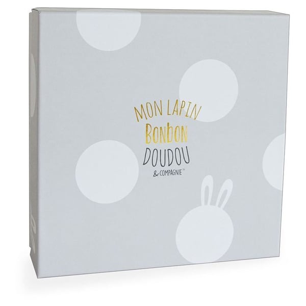 Doudou et Compagnie - Candy Rabbit - Doudou Taupe