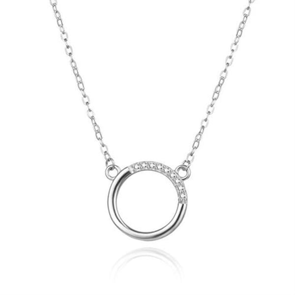 Collier - AGATO - AGS1549/47 - 925 sterling silver - Kubisk zirkon - Justerbar längd 42-47 cm Collier - AGATO - AGS1549/47 - 925 sterling silver - Kubisk zirkon - Justerbar längd 42-47 cm