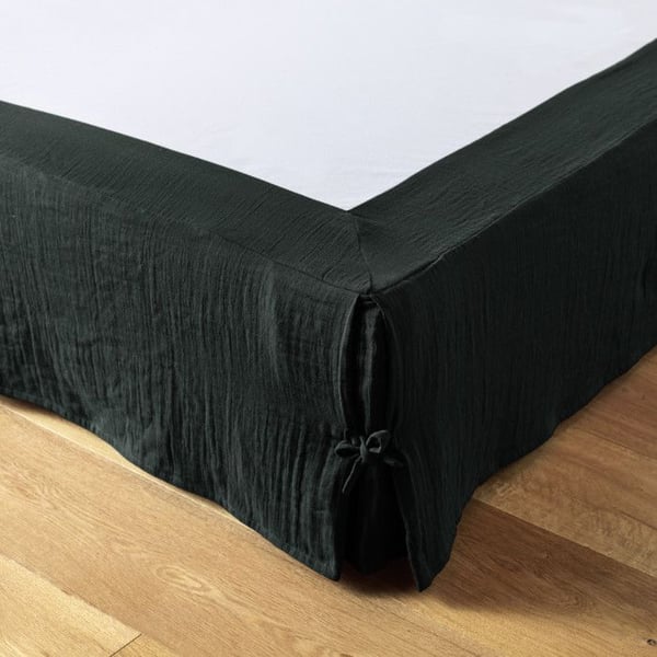 Cache-sommier "Gaïa" alla dimensioner "Gaze de Coton" Effekten av fjäril - Gaia Gran - 160 x 200 cm