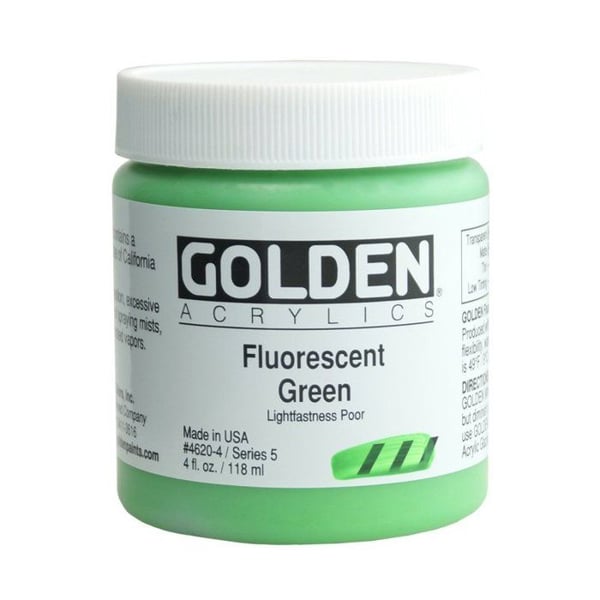 Golden - Akrylfärg HB Golden V 119ml Fluorescerande Grön