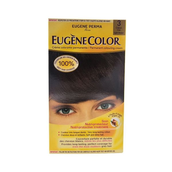 Eugène Perma - Eugènecolor Permanent Coloring Cream - 03 Ljusbrun