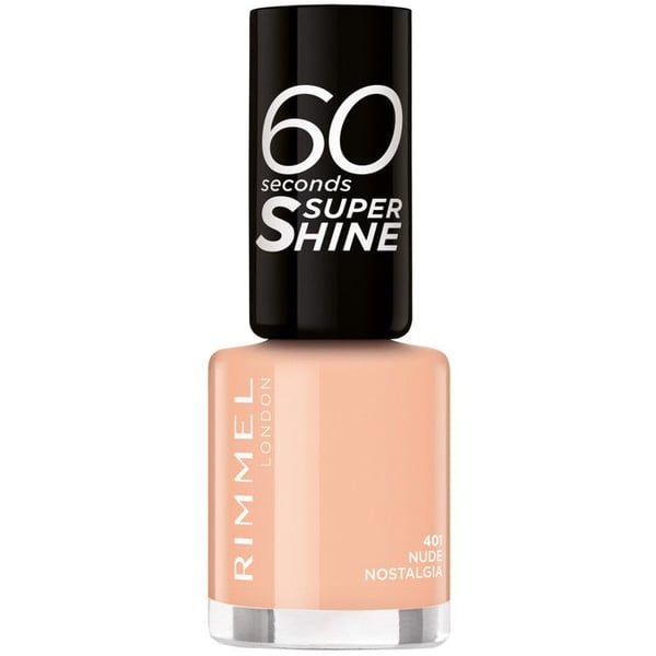 Rimmel - 60 Seconds Super Shine Nagellack - 401 Nude Nostalgia