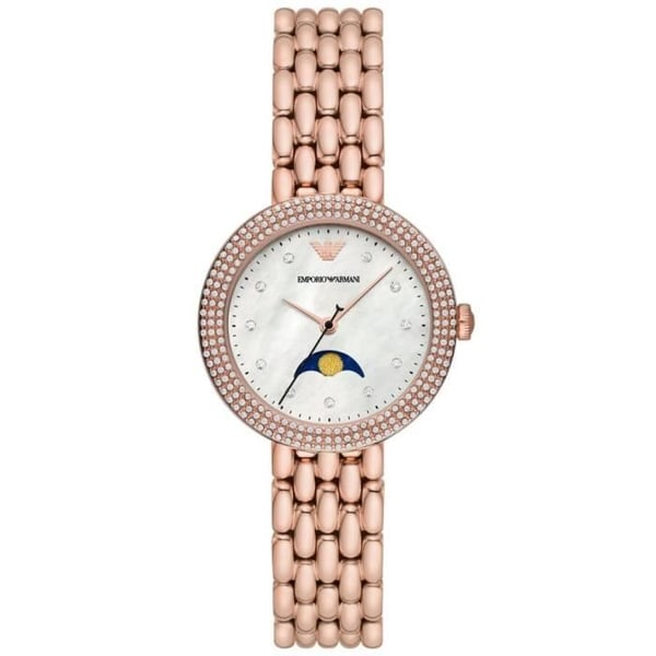 Emporio Armani Rosa Damklocka AR11462 Moon Phase