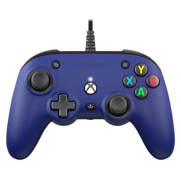 Manette Gamepad - Nacon - Pro Compact - Blå - USB - Anpassningsbar
