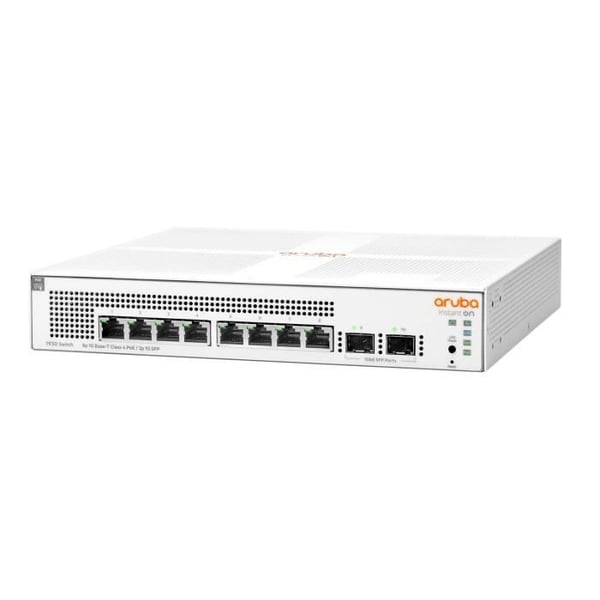 ARUBA HPE Instant On 1930 8G Class4 PoE 2SFP 124W Switch - Switch - C2+ - Managed