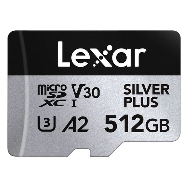 LEXAR MicroSDXC Silver Plus UHS-1 512Go R205/W150 V30