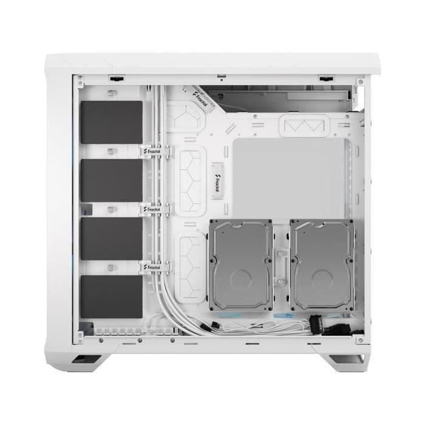PC-fodral - FRACTAL DESIGN - Torrent RGB White TG Clear Plåt
