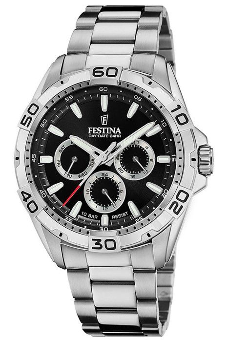 Klocka - FESTINA - F20623/4 - Rostfritt stål - Chronograph - 10 bars vattentålighet