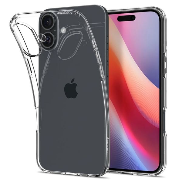 Spigen Liquid Crystal-fodral för iPhone 16 Plus - Kristallklar