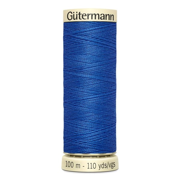 Pack av 5 spolar 100m Tråd 100% polyester Gutermann Ref 788988 - Att 959 - olympisk blå