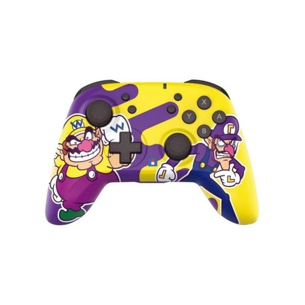 Mando Hori Horipad Wario och Waluigi Anpassningsbar Trådlös för Switch
