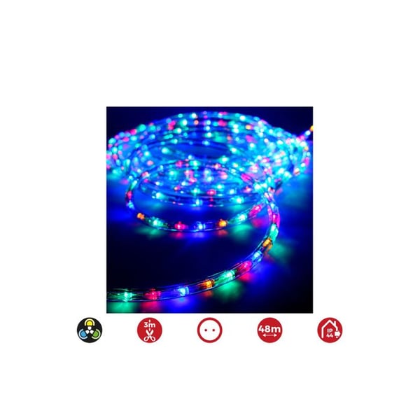 Rör Flexilux Led 2 Vägar Multifunktion 48m. 36 Leds/m Flerfärgad Ip44 (Inomhus Utomhus) Edm