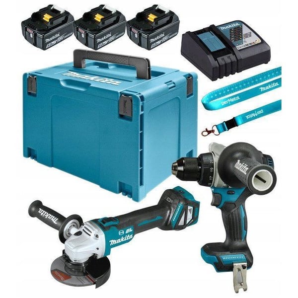 Verktygsväska - verktygslåda - verktygskista - verktygsväska Makita Werkzeugset 18V LXT DLX2544TJ 3x5.0Ah