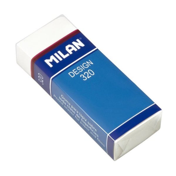 Förpackning med 20 nata® 320 suddgummin för kontoret (med kartongmanschett och individuellt förpackade)