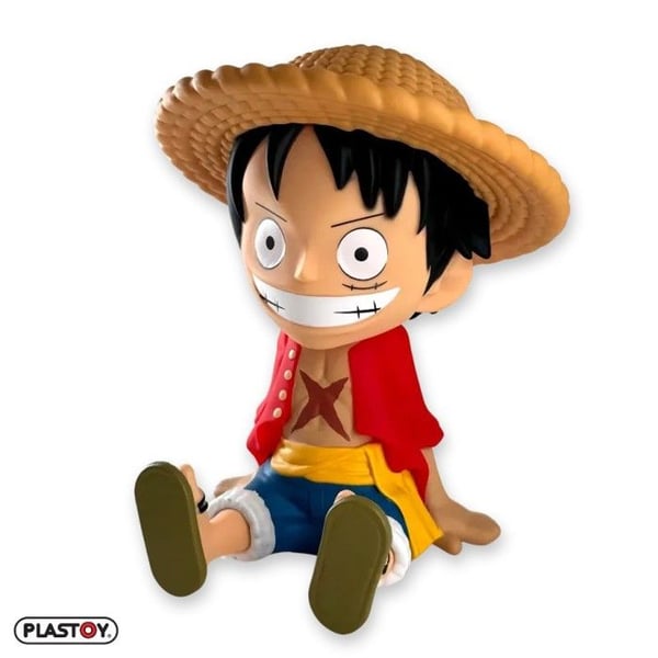 Tirelåda - PLASTOY - Luffy - PVC - 16x13x13 cm - Barn Mixat- USED