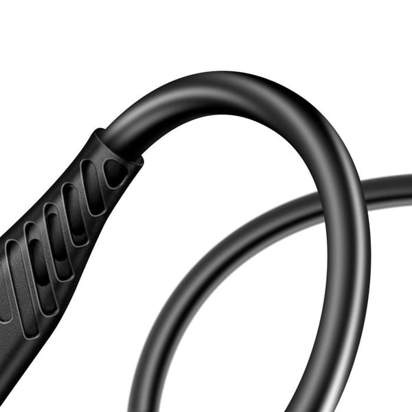 USB-C till USB-C 60W Silikon Anti-knut Swissten Svart