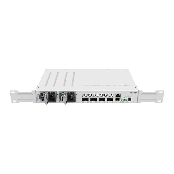 MikroTik Cloud Core Router 4x 100GB QSFP28 PoE i 2 redudante Netzteile Ethernet Router (CRS504-4XQ-IN)