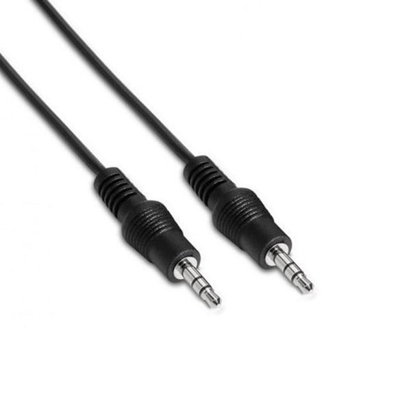 Ljudkabel stereo - AISENS - A128-0142 - 1,5 m - Jack 3,5 mm - Svart