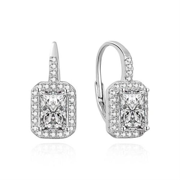 Örhängen - AGATO - AGUC3525 - Silver 925 - Kubisk Zirkon - Hängande