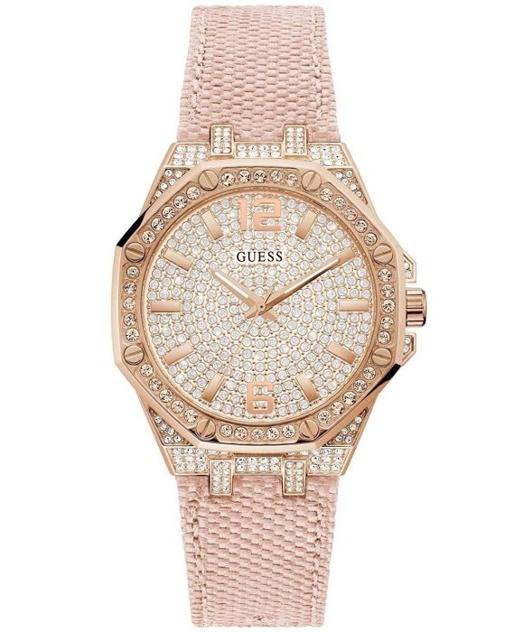 Klocka - Guess - GW0408L3 - Kvarts - Roseguld - Nylonband