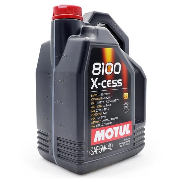Motul 8100 X-CESS 5W40 - Förpackning - Bido...
