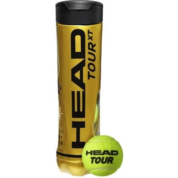 Rör med 4 bollar - HEAD - TOUR XT - Vit - Vuxen - Unisex