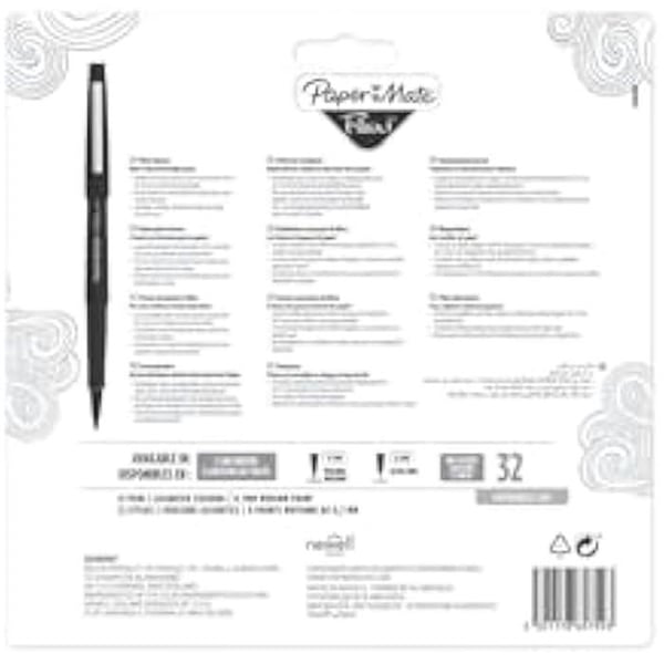 Penna - PAPER MATE - Flair - 12-pack - Spets 0,7 mm - Blandade färger