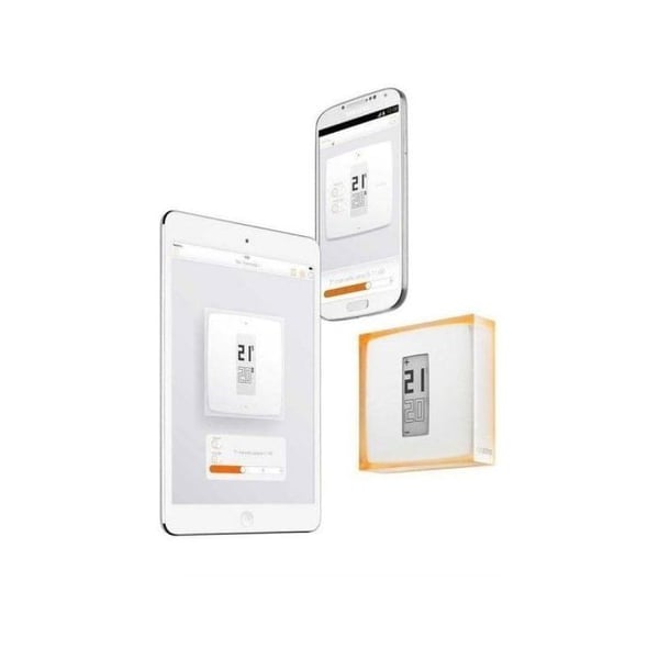Termostat - Netatmo - Forbundet termostat - Kontrol via smartphone - Programmerbar - Indbygget AI