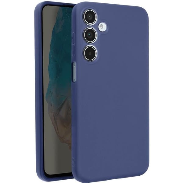 Silikonmjuk fodral för Samsung Galaxy M35 Mörkblå