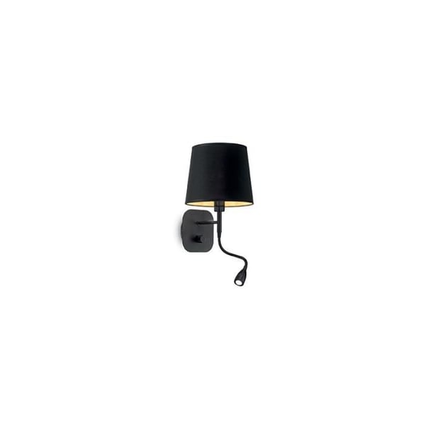 Vägglampa - IDEAL LUX - NORDIK - Svart - Metall - 2 glödlampor E14 40W