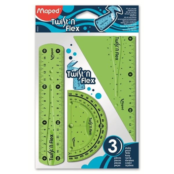 MAPED Kit 3 Instrument Twist'n'Flex GRÖN