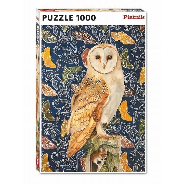 Pussel - PIATNIK - UGGLA OCH MUS - 1000 bitar - Vit - Blandat