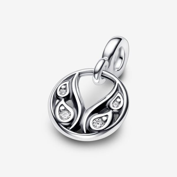 Pendentiv Charm - Pandora - Vingar - Silverfärgad Metall - Mixad - Vuxen