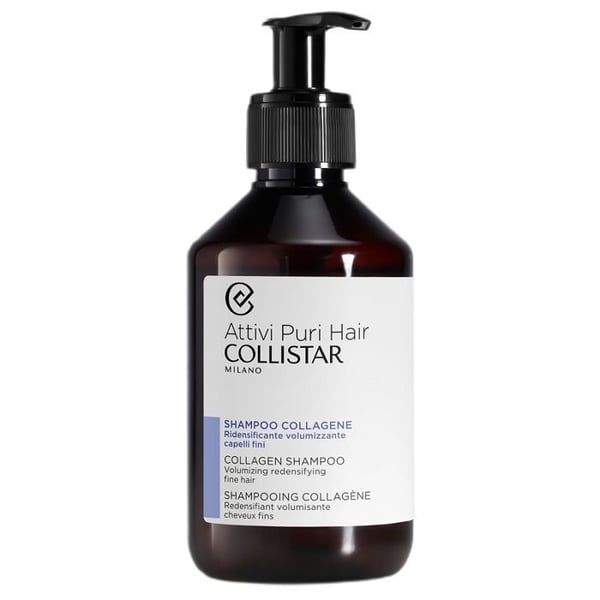 Collistar Attivi Puri Shampoo Hår med Kollagen, 250 ml