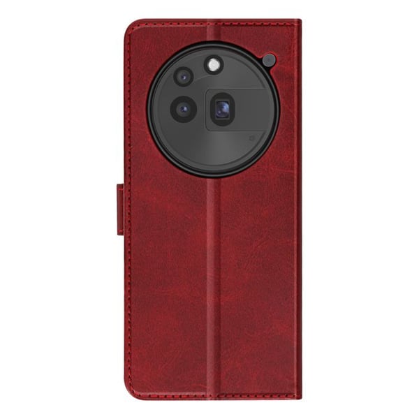 Fodral för Nothing Phone 3a Pro Flip Stöd Plånbok Röd