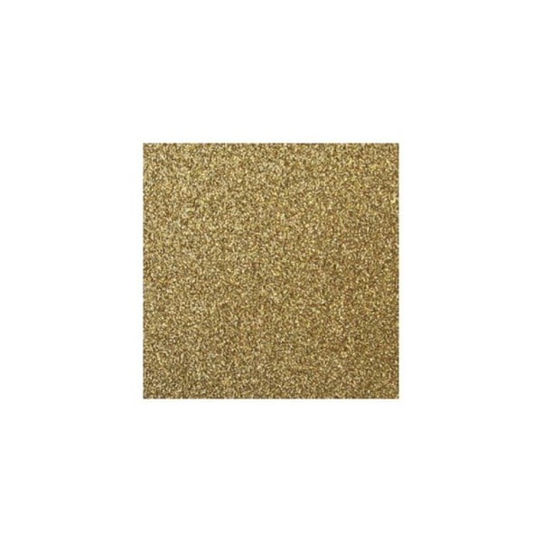 Papper scrapbook: Glitterpulver, 30,5x30,5cm, 200 g/m2, guld